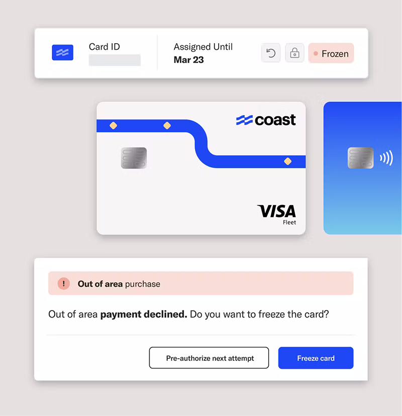 security with coast fleet card